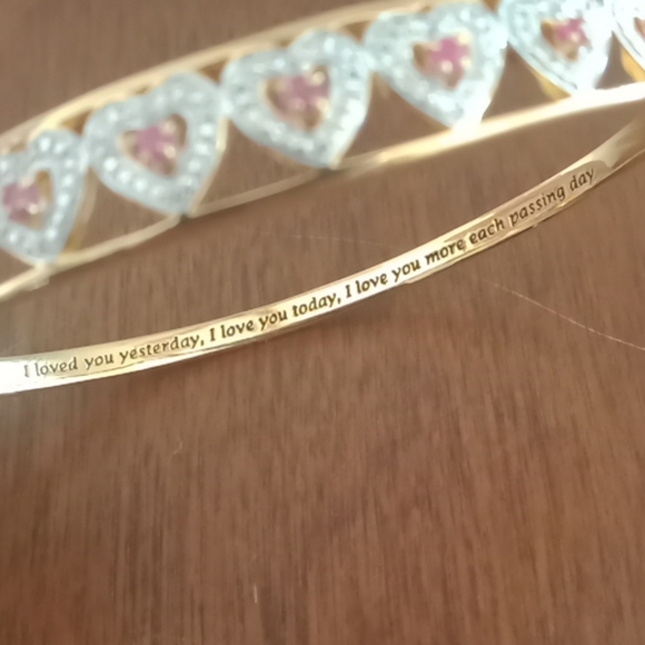 Beautiful diamond/ruby bracelet - Picture 2 of 6